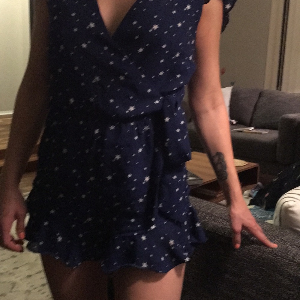 Blue starry night one peice jumper